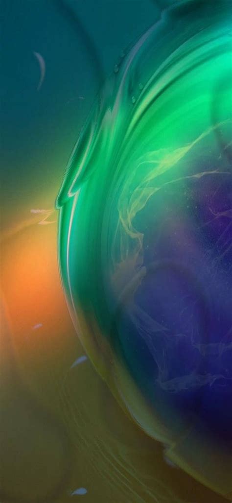 Download "Vibrant Liquid Art Display on Redmi Note 9 Pro" Wallpaper