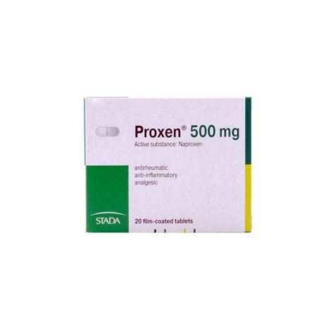 Proxen Tablet 500 Mg 20'S | Al Mutawa Pharmacies