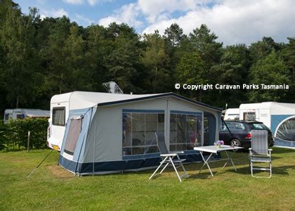 Bicheno Caravan Park Accommodation Tourist Cabin Park Bicheno East Coast Tasmania Backpacker ...