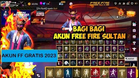 Akun Sultan Free Fire Ff Gratis Full Diamond Ada Akun