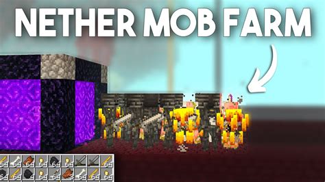 Easy Nether Mob Xp Farm 1 19 Minecraft Bedrock Pe Mcpe Xbox Ps4