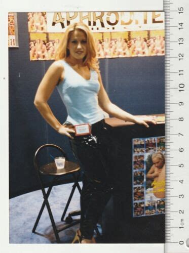 Vtg 1990s Photo Anita Blond Hot Pornstar Anabolic Sex Universal Expo