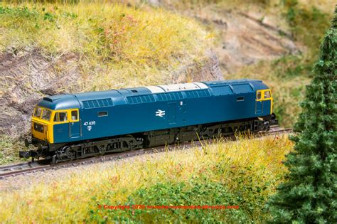 371 829 Graham Farish Class 47 4 Diesel Number 47 435 In Br Blue