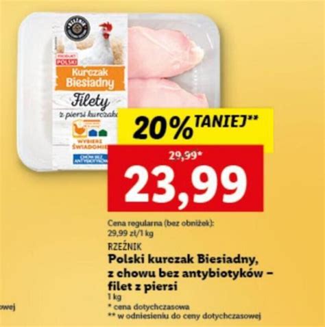 Promocja Rzeźnik polski kurczak Biesiadny z chowu bez antybiotyków