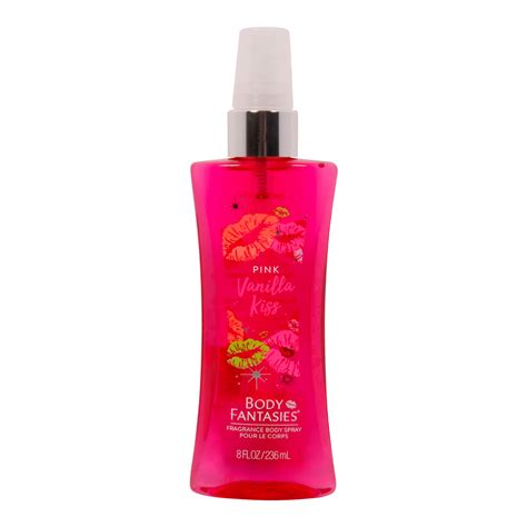 Body Fantasies Pink Vanilla Kiss Fantasy Body Spray 236 Ml Online At Best Price Female