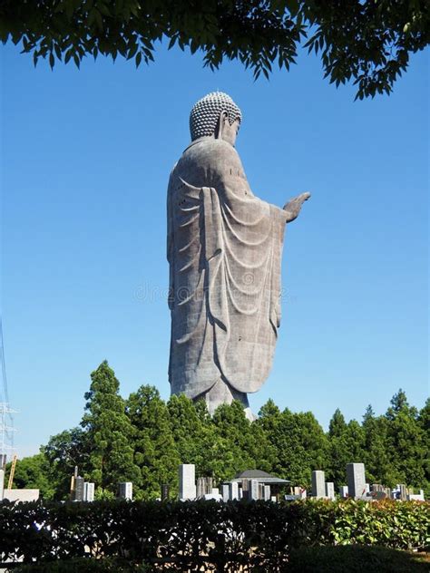 Ushiku Daibutsu A Est Tua De Bronze A Mais Alta Do Mundo Da Buda Foto