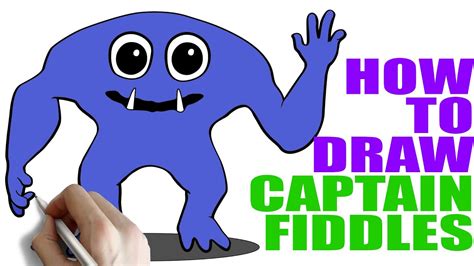 Captain Fiddles From Garten Of Banban Blue Monster Drawing YouTube