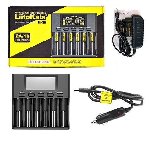 Jual Charger LiitoKala Lii S6 Original 1 48 5V AA AAA 18650 21700