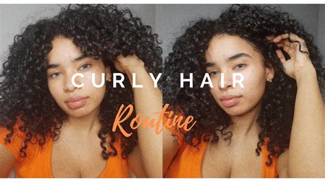 Curly Hair Routine 2020 Easy Youtube