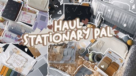 HAUL De PAPELERIA JAPONESA STATIONARY PAL YouTube