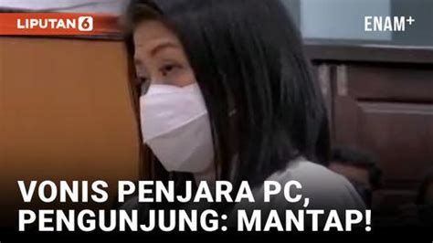 Video Putri Candrawathi Divonis Tahun Penjara Pengunjung Sidang