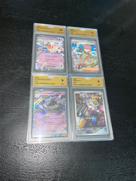 OBSIDIAN FLAMES Pokémon Graded Card 4x Graded Card Lot Catawiki