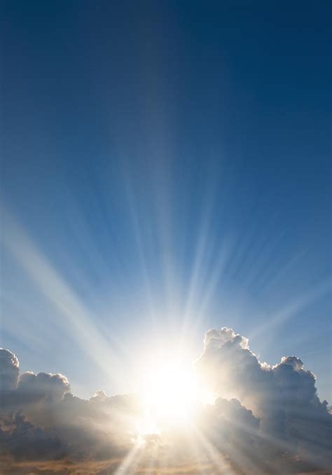 Sun Bursting Through Clouds Stockfreedom Premium Stock Photography