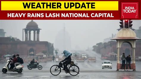 Heavy Overnight Showers Lash Delhi Ncr Imd Predicts Heavy Rains For