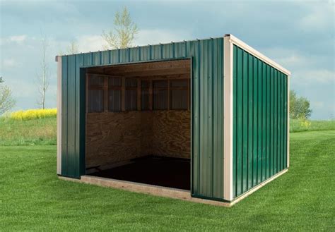 Quality Pre-built Loafing Sheds For Sale by Mid-America Structures