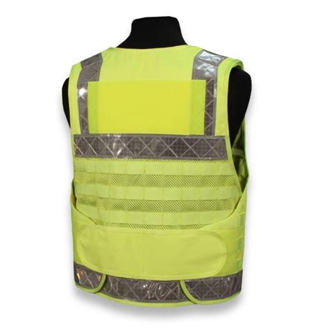 Protec High Vis Modular Molle Vest Police Supplies