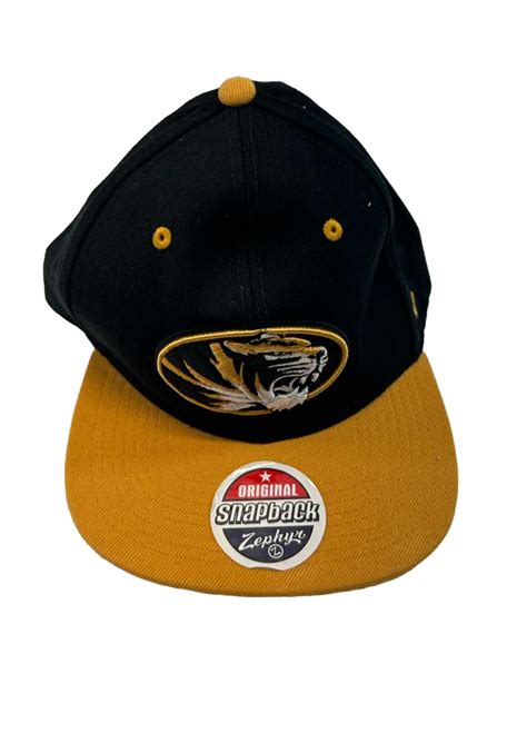 Zephyr Missouri Tigers Black Z11 Snapback Adjustable Hat For Sale