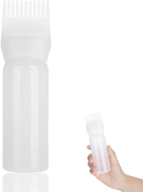 1 Pcs Root Comb Applicator Bottle 6 Ounce Hair Oil Applicator