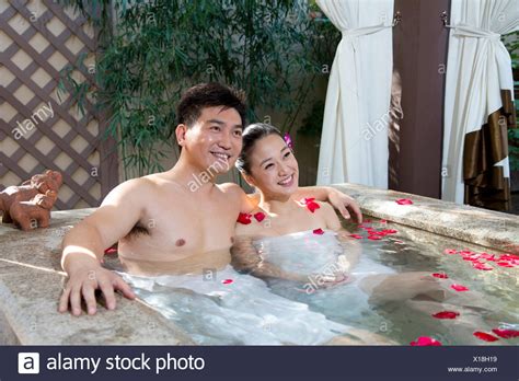 Mature Woman Hot Springs High Resolution Stock Photography And Images