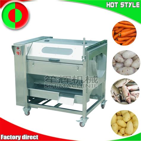 Automatic Potato Peeling Machine Fish Scale Removing Machine Cassava