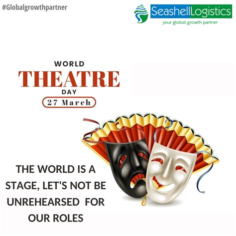 Theatre Day Is Celebrated For Those Who Can See The Value And