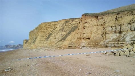 West Bay Landslip Closes Part Of Jurassic Coast Bbc News