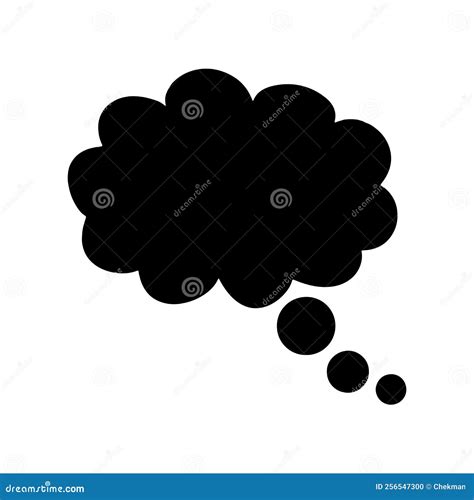 Speech Bubble Icon Silhouette Of Speech Bubble Stock Vector