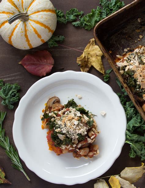 White Bean Butternut Squash Casserole With Wasa Breadcrumbs