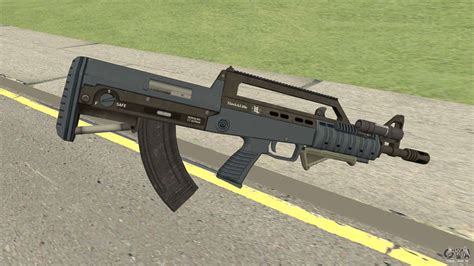 Bullpup Rifle Two Upgrades V1 Old Gen Gta V Para Gta San Andreas