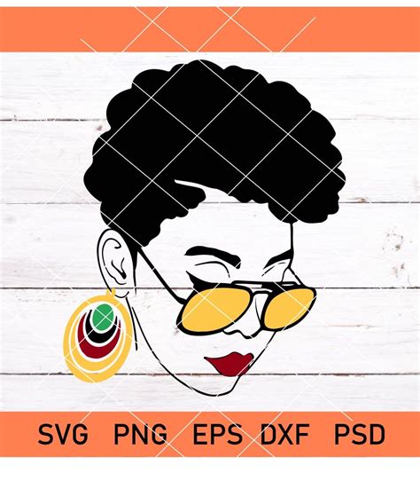 Black Woman Svg Files