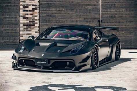 Liberty Walks New Carbon Fiber Ferrari 458 Challenge Looks Sinister