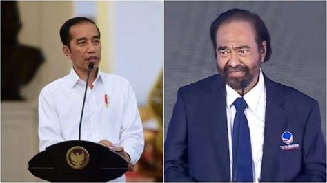 Beda Keterangan NasDem Dan Istana Soal Pertemuan Jokowi Dengan Surya