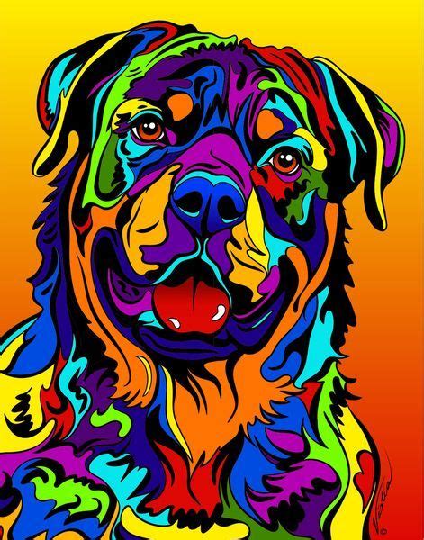 Lion Painting Acrylic Dog Painting Pop Art Dog Pop Art Dog Paintings