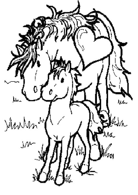 ausmalbilder pferde kostenlos