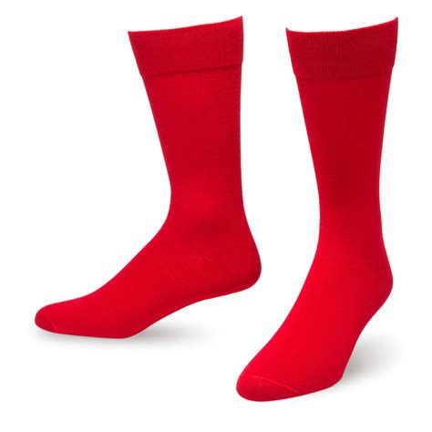 Red Solid Color Men's Dress Socks – Sock Market