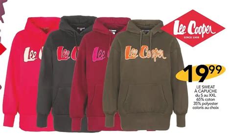 Promo Lee Cooper LE SWEAT À CAPUCHE chez Stokomani