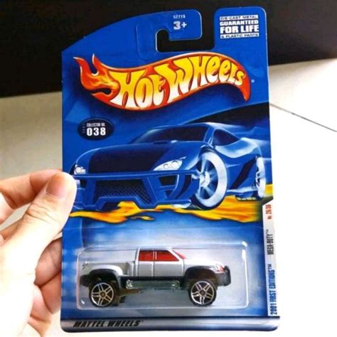 Jual Hot Wheels Mega Duty Silver Hw First Editions Tm Pickup Offroad Car Truk Hotwheels