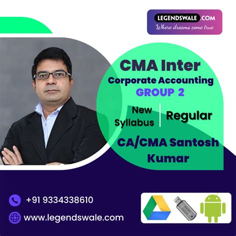 Cma Inter Corporate Accounting Full Course New Syllabus By Ca Cma