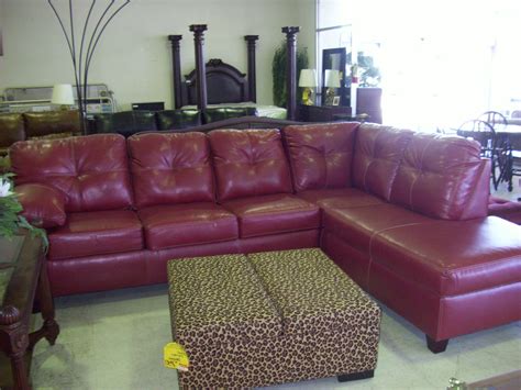 Best Of Red Leather Sectional Sofas With Ottoman