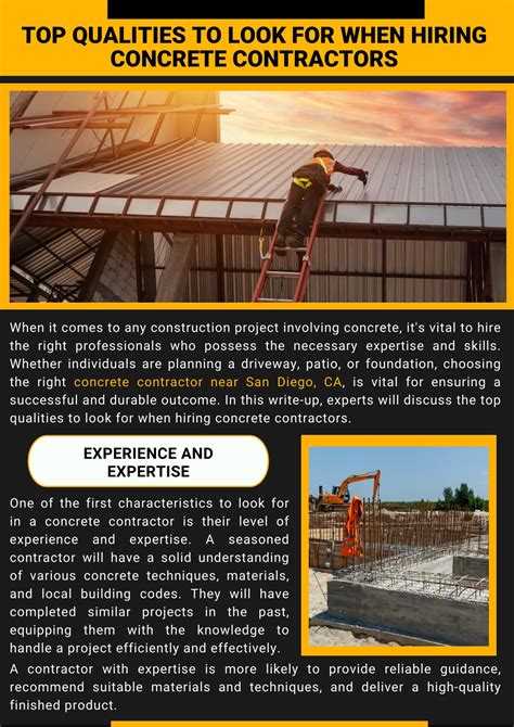 Ppt Top Qualities To Look For When Hiring Concrete Contractors