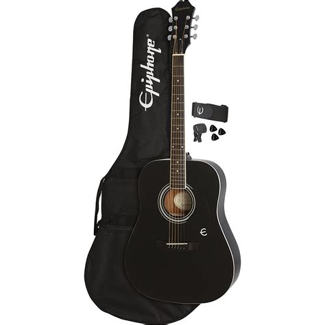 Guitarra Acústica Epiphone Songmaker Ft 100 Player Pack Ebony Music Hall