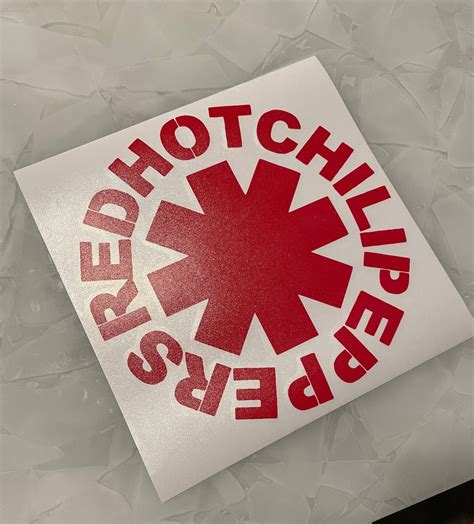 Red Hot Chili Peppers Sticker Etsy