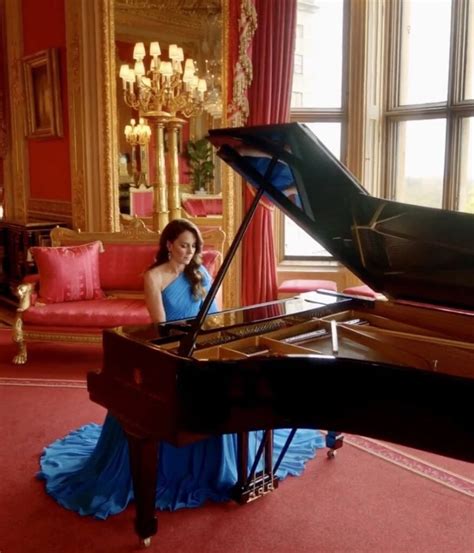 Eurovisión Kate Middleton Lució Un Vestido De Cuento De Hadas Y Sorprendió En El Piano Gente