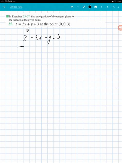 Solved Find An Equation Of The Tangent Plane To The Surface At The