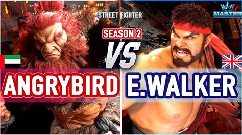 SF6 Angrybird Akuma Vs Ending Walker Ryu SF6 High Level