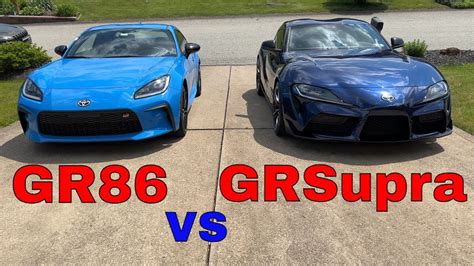 Toyota Gr86 Vs Supra The Unfair Comparison 58 Off