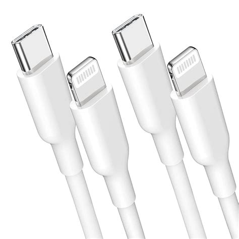 N Rdic Non Mfi Lightning Till Usb C Kabel F R Iphone Ipad Och Ipod Vit