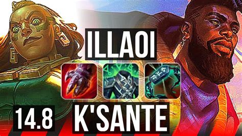 ILLAOI Vs K SANTE TOP 7k Comeback 74 Winrate 52k DMG EUW