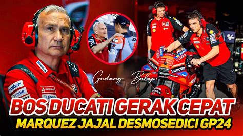 Dibongkar Bos Ducati Marc Marquez Diberi Kesempatan Jajal Desmosedici