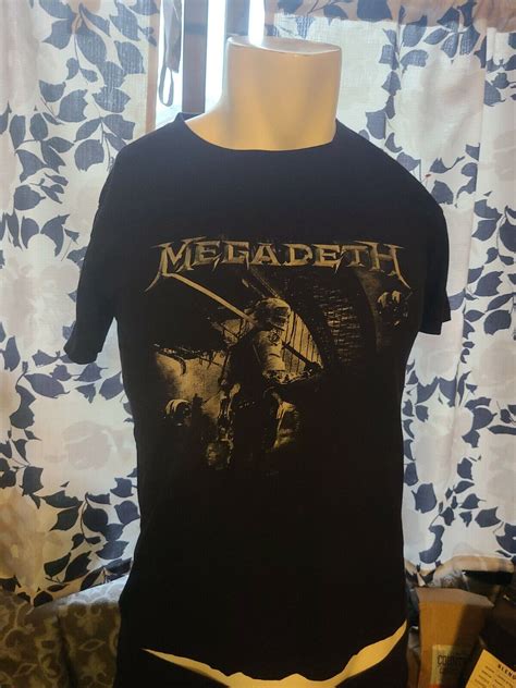 Mens Vintage Megadeth Dystopia Album Cover Tultex T S… - Gem